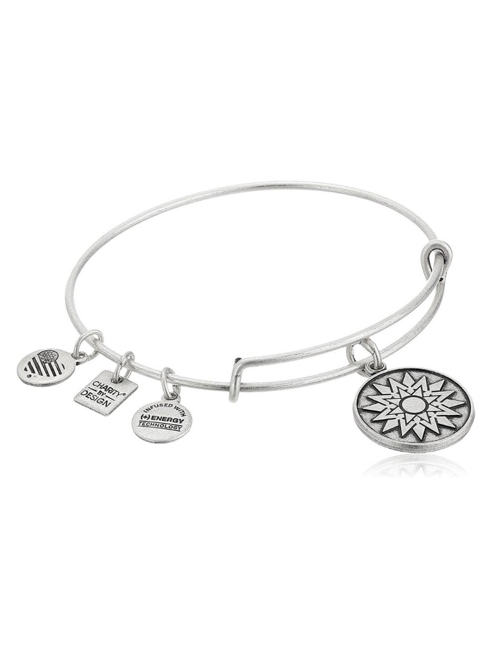 Alex and Ani New Beginnings Charm Bangle Bracelet - Silver